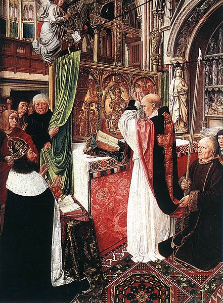 Master of Saint Giles The Mass of St Gilles